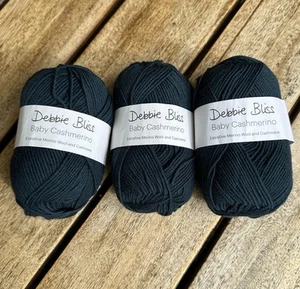 New 3 Skeins Debbie Bliss Baby Cash Merino Wool & Cashmere Yarn 50g #77 Teal - Picture 1 of 8