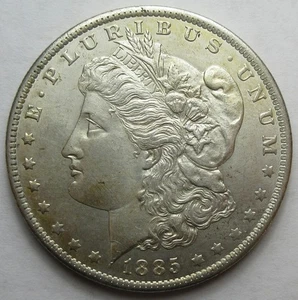 1885-O Silver Morgan Dollar -ABT UNC- (#82d) - Picture 1 of 2