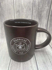 2023 Starbucks First Store Pike Place Seattle Exclusive Coffee Mug Brown 12 oz - Picture 1 of 7