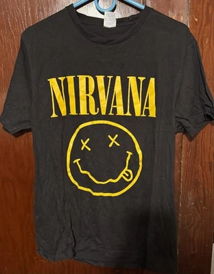 Nirvana Vintage Logo t-shirt Black Men's size M - Image 1 of 4