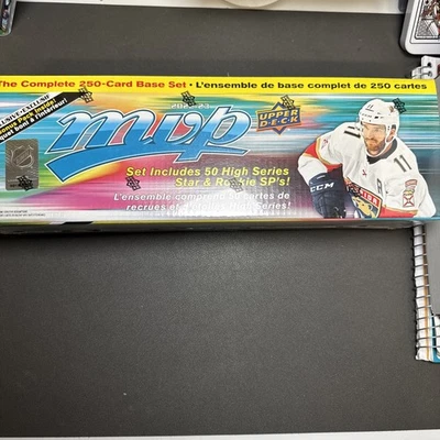 2022/23 Upper Deck MVP Hockey EXCLUSIVE 255 Card Complete FACTORY SET-Bonus Pack