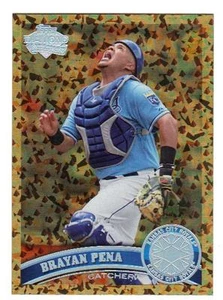 2011 TOPPS UPDATE SP COGNAC Diamond Brayan Pena Kansas City Royals #US 318 - Picture 1 of 1