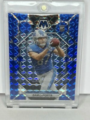 2023 Mosaic SAM LAPORTA Blue Mosaic Rookie RC /99 #360 Lions - Image 1 of 2