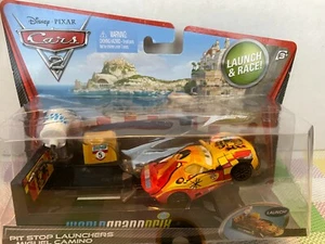 MATTEL DISNEY PIXAR CARS 2 LAUNCH & RACE PIT STOP LAUNCHERS MIGUEL CAMINO - Picture 1 of 4