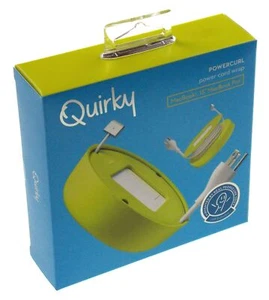 Quirky Powercurl Power Cord Wrap Green Macbook Air Tangle Free Portable Lot 20 - Picture 1 of 2