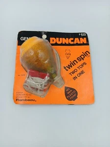 Vintage anni '60 DUNCAN SPIN TWIN TOP vecchio magazzino SIGILLATO rari nasi gialli NUOVI DI ZECCA - Foto 1 di 2