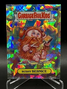 2021 TOPPS CHROME GARBAGE PAIL KIDS SERIES 4 BUSHY BERNICE Atomic Refractor - Picture 1 of 2