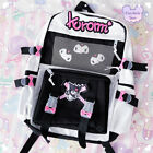 Original Cartoon Kuromi Cinnamoroll My Melody Backpack Nylon Cute Girl Schoolbag