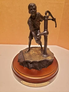 Bronze Sculpture Living Water Robert Summers Life Outreach International Signed - Picture 1 of 8