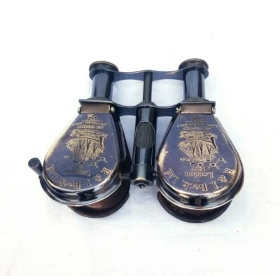 Sifaat World "Antique R & J Beck Ltd London1857" Brass Marine Handheld Binocular - Image 1 of 2