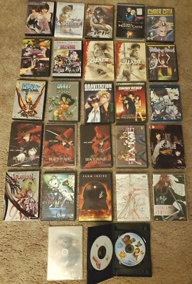 Large Japanese Anime Mangna 25 DVD Lot Complete/Part Series, Seasons, Movies - Image 1 of 4