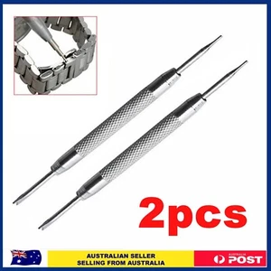 2 x Watchmakers Spring Bar Pin Remover Tool Link Wrist Watch Band Strap Repair - Picture 1 of 7