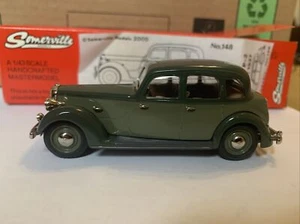1937/8 ROVER P-2 6 LIGHT WHITE METAL CAR MODEL BY SOMERVILLE no148 TWO TONE - Picture 1 of 18