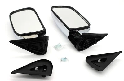 подходит для пикапа Toyota 90-97 RN85 LN106 4Runner боковые дверные зеркала хромированное металлическое основание - Изображение 1 из 4