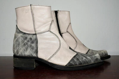 Destroy Spain Leather Zip Boot Women 42  - Image 1 of 4