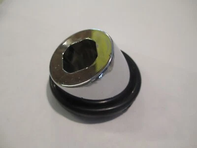 Bisel y junta de antena MOPAR 62 63 64 65 NUEVO OEM cromado Dodge Plymouth Foto 1 de 4