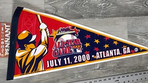 MLB Atlanta Braves Vintage July 11th Circa 2000 All Star Game Baseball Pennant - Picture 1 of 3