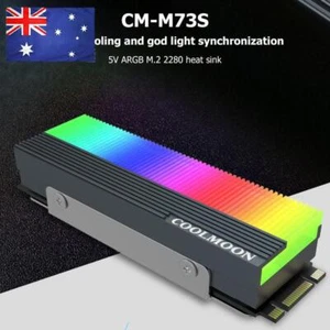 CM-M2A M.2 SSD Heatsink Cooler 2280 ARGB Solid State Disk Radiator - Afbeelding 1 van 8
