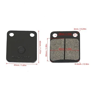 Brake Pads For Rear Disc Brake Caliper 110cc 125cc Coolster Apollo SSR SDG CRF - Picture 1 of 6