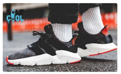 Adidas Originales Negro Rojo Solar Para Mujer Tenis Entrenadores Zapatos AC8509 Foto 1 de 4