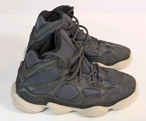 Adidas Yeezy 500 High Slate Black, FW4968, Uomo Taglia 7.5, Ottime Condizioni - Foto 1 di 23