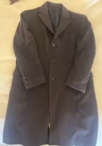 Z Zegna Men's Grey Wool Overcoat 40R - Picture 1 of 7