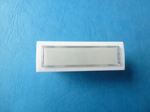 Klingeltaster,Kombitaster mit Mikroschalter und LED-Beleuchtung, weiss, 65x22 mm - Bild 1 von 2