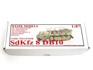 1:87 SdKfz 8 DB10 Wespe Models German half-track military model resin kit 87183B - Picture 1 of 1