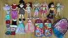 GROOVY GIRLS DOLLS LOT INCL. 6 DOLLS CLOTHING  TENT SLEEPING BAGS