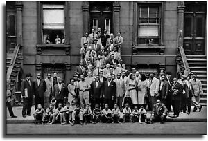 A Great Day in Harlem Jazz Portrait Photograph Canvas 1958 Classic Jazz Posters