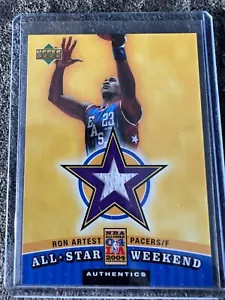 Auténtico fin de semana All-Star Upper Deck 2004-05 #ASW-RA Ron Artest - Imagen 1 de 2