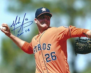Signed 8x10 MARK APPEL Houston Astros Autographed photo - COA - Picture 1 of 1