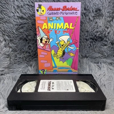 Hanna Barbera: Animal Fun VHS Tape 1990 Command Performance Cartoon Shows Rare - Image 1 of 4