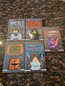 Origami Yoda Hardcover Book Lot Of 5, Tom Angleberger - Foto 1 di 8