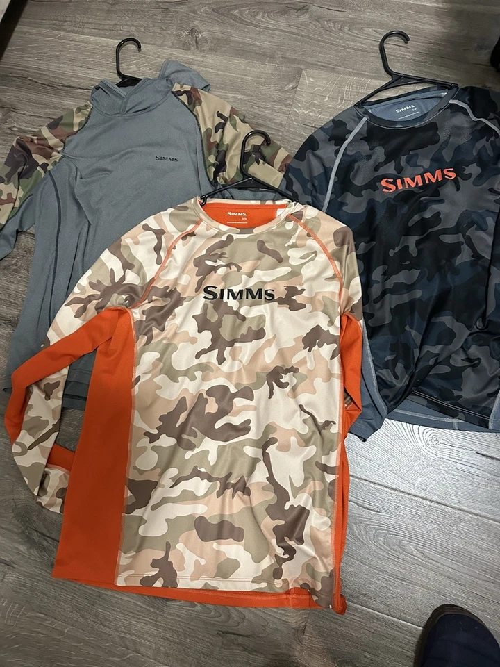 Simms Solarflex Men's Long Sleeve Shirts UPF 50+ Sun Protection - Image 1 of 1
