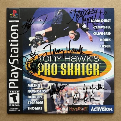 Tony Hawk's Pro Skater Signed 7x Vinyl Record THPS Video Game Soundtrack Rare - Image 1 of 4