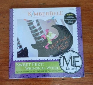 ***NEW*** Kimberbell Sweet Feet, Whimsical Witch Machine Embroidery CD KD601 - Picture 1 of 2