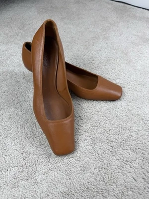 Zapatos de tacón M. Gemi Marlena marrón 36,5 talla 6 EE. UU. carrera cóctel noche #S3 Foto 1 de 4