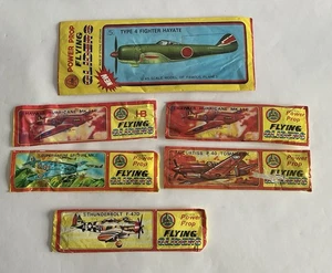 6 x vintage Power Prop Flying Gliders Styrafoam models WW2 aircraft replicas - Picture 1 of 2
