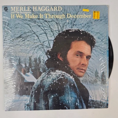 Merle Haggard If We Make It Through December Vinyl Record LP Country - Image 1 of 2
