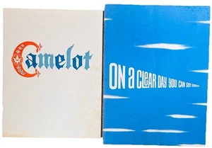 2 Vintage 1960er Broadway Programme Camelot & On a Clear Day RCA Promo SELTEN R. Goulet - Bild 1 von 9