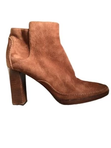 Loro Piana Suede Brown Ankle Boots EU 38 - Picture 1 of 13