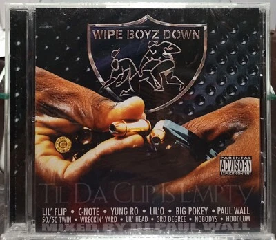 WIPE BOYZ DOWN - Til Da Clip Is Empty - CD - **BRAND NEW/STILL SEALED** - RARE - Image 1 of 2