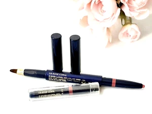Estee Lauder Automatic Lip PENCIL Duo & 1 REFILL - 08 ROSE CORAL - New Japan - Picture 1 of 8