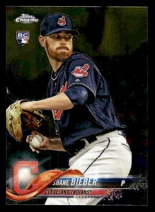 2018 Topps Chrom Update #HMT59 Shane Bieber - Neuwertig *3* * TedsCardShack* - Bild 1 von 2