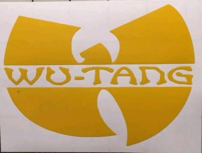 ORACAL Wu Tang Street Wear 3.5" H Vinyl Decal, Car Truck Window Bumper Laptops