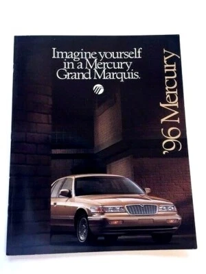 1996 Mercury Grand Marquis 10-page Original Car Sales Brochure Catalog Foto 1 de 4