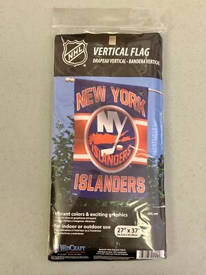 Wincraft Factory Sealed New York Islanders 27"x37" Vertical Team Flag Decor NHL - Image 1 of 4