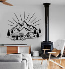 Vinyl Wall Decal Camping Tent Travel Mountains Landscape Stickers (2774Ig)