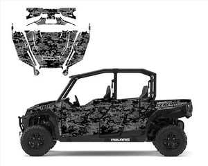 Polaris General 1000 XP 4-Sitzer Grafik Wrap Kit 24 Mil Digital Camo Graphit - Bild 1 von 18